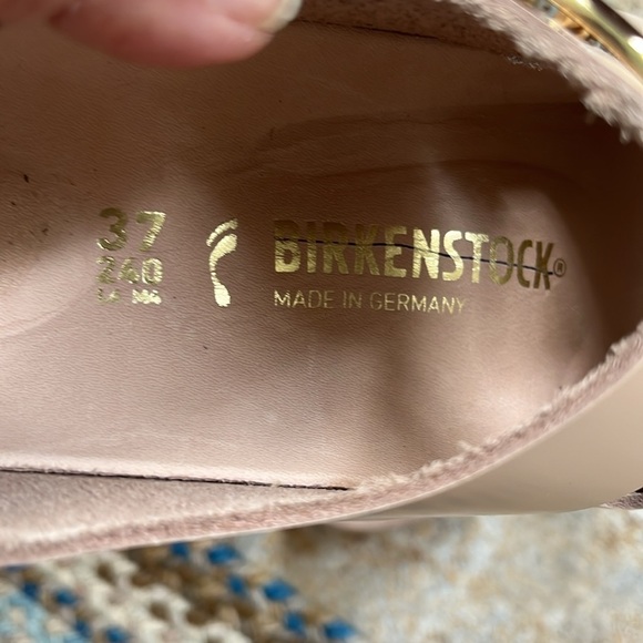 Birkenstock Milano Big Buckle High Shine Patent Leather Sandal Size 6 NWT - Picture 11 of 11